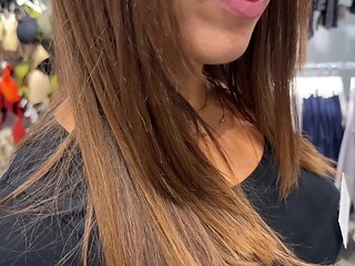 (DIA ITA) I FUCKED a SALESWOMAN IN THE FITTING ROOM and FUCKED her ASS after her shift