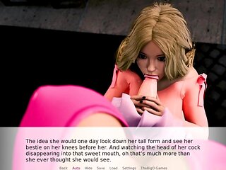 Shameless Afterparty #01 - Ash-blonde School Chick Enjoys THICK Futa Salami Inwards Her Jaws