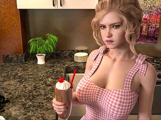 Playthrough, butt, big boobs