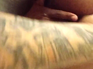 Black Girl Plays with Her Ass and Pussy and Farts While Being Fingered by Husband and Can't Help but to Piss Everywhere