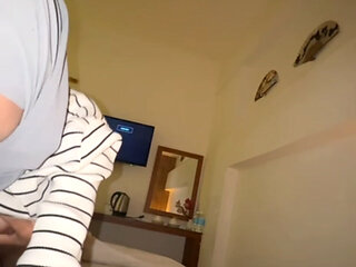 Shake My Girlfriend Hijab on Top Until It Spills Inside