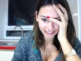 NightSeduce kitchen night: Amateur, Babe  Brunette Porn