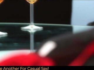 Annabella and Dorothy Black - Black Lingerie Chair Seduction to Wild Toy Penetration