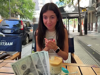 I Bought a Student'_s Panties at a Public Cafe and She Offered to Fuck
