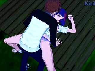 Sakura Matou and Rider and Shirou Emiya intense sex. - Fate/stay night Hentai