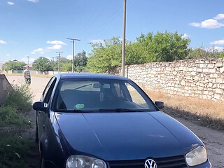 Hot female driver gets watched and stroked by a stranger