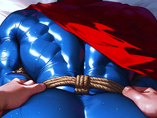 I Put on a Superhero Costume and Give My Hot Ass to the Married Guys. They Sweat and Cum Inside