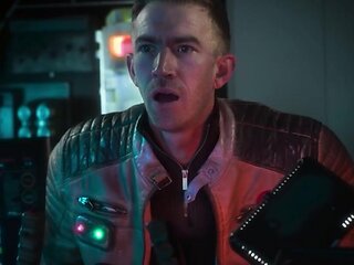 Space slut with a wet vag is going to fuck a lanky dude