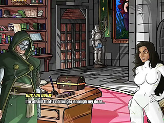 Angela gives Doom the best blowjob ever - doomination gameplay