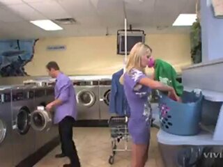 Laundromat ft. Hannah H: Big Tits, Blowjob  Babe Porn