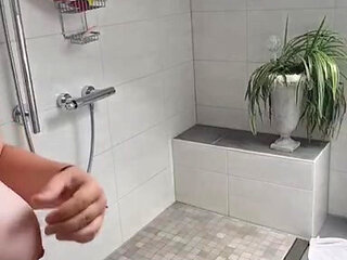 I whores pissed in the shower