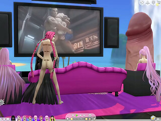 sims 4 futa ladyboys doing sex on tropical island compilation