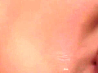 Seductive Brunette Licks and Teases Throbbing Cock Before Fingering