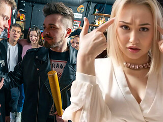 Hot Blonde Seduces Stranger In Public And Gets Fucked Hard