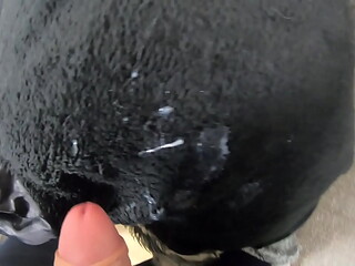 MilfyCalla- A Lot Of Cum On my old Black Fur DownJacket- preview