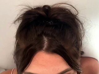 Pov homemade amateur facial cumshot and blowjob