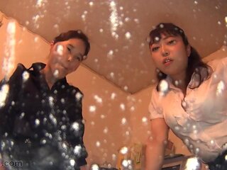 Japanese Lesbian Virtual Kiss  Spit POV 2