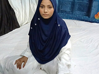 Hijabi women was hardly fucked by her neighbour