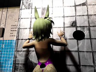 After Hours Dirty Shower at the Office