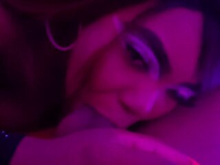 Busty Ebony Has Unexpected Hot Sex and Secretly Gives Deepthroat Blowjob