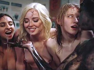 Fantastic hardcore fuckfest with cock and cum craving freaks