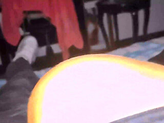 Sucking Cock While Using the Cell Phone. He Fucks My Ass and Leaves It Dripping Cum