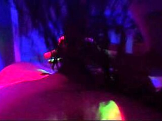 Skinny wife gives a hot close-up blowjob to her husband