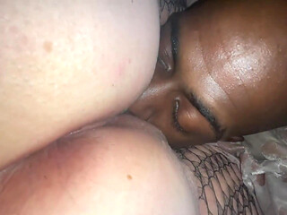 BBW Riding My Face Interracial 69 Fun