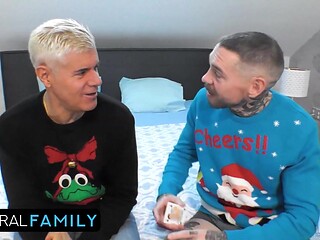 Maddy Black's Christmas Eve Anal Creampie Threesome