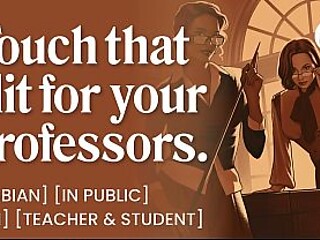 Lesbian professors take you on an intense finger-to-pussy session.