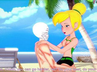 tinkerbell bikini sex at the beach
