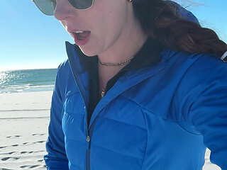 Walking on the Beach Calls for a Quick Orgasm!