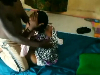 African student gets hardcore BBC pounding at her teacher's home
