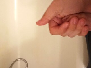 fun with my dick in bathroom