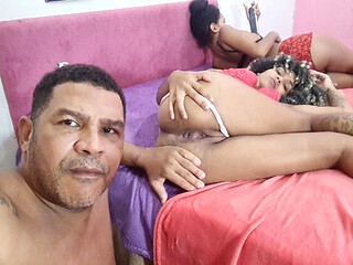 Young Latina Gets Crowned Anal While Wife Watches Cuckold