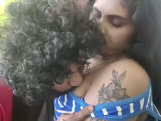 Hot Shimmy Boobs Sucking Romance &ndash_ Mallu Couple Boobs Press Fun