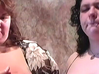 BBW Jealous Catfight Turns to BJ Vintage Threesome