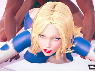 Invisible Woman Lying in Bed Getting Fucked by a Big Black Cock