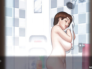 Summertime saga hot milf sex in shower