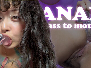 The girl with two tongues and a dirty mouth loves ass to mouth