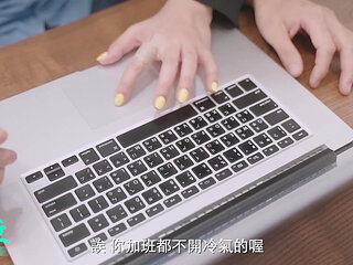 Office Secret: Blowjob and Cowgirl Make Horny Colleague Cum.