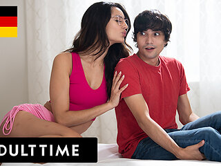 ADULT TIME - Eliza Ibarra Puts On Wrong Glasses & Fucks Her Stepbro Instead Of BF! GERMAN SUBTITLES