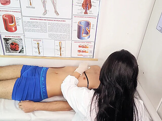 NURSE'S CARETAKER ACTION CAUSES HARD ERECTION