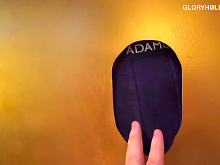 Moist, hard, intense - a real gloryhole experience