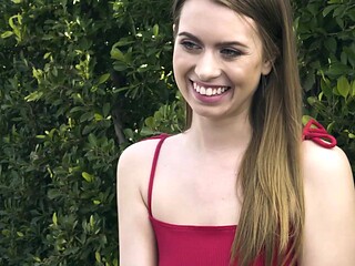Teen Jill Kassidy gets a full service in the mechanic's shop