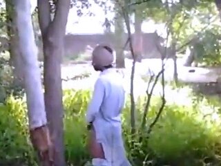 Indian Guy Strokes His Big Cock Outdoors