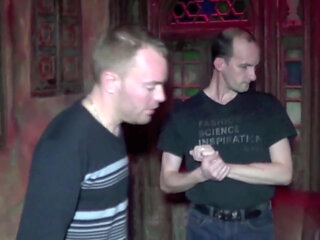 Sexy twink used by sexy step daddy in sauna