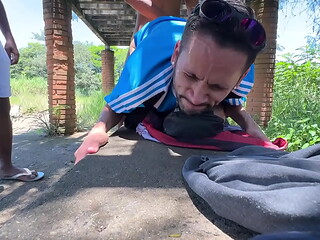 Maior orgia em pleno parque , 3 CARIOCAS METENDO MUITO LEITE NO P&Ecirc_LO NOS CARINHAS .