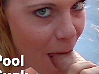 Sissy Sweet & Jesse Pool Suck Cumshot