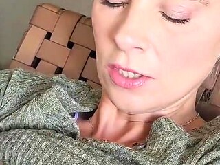 Vacuuming My Boobs and Pussy During Home Works